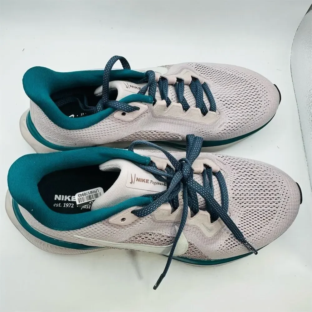 Nike Air Zoom Pegasus 41 Running Shoes White/Teal | Women's Size 6 US | NWOB